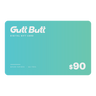 GuttButt $90 digital gift card, teal to green gradient card